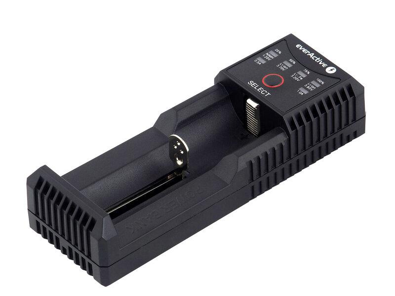 Зарядно устройство за LiIon/NiMh батерии 3,7v/1.2v универсално 1 гнездо USB Type C UC-100C EverActive