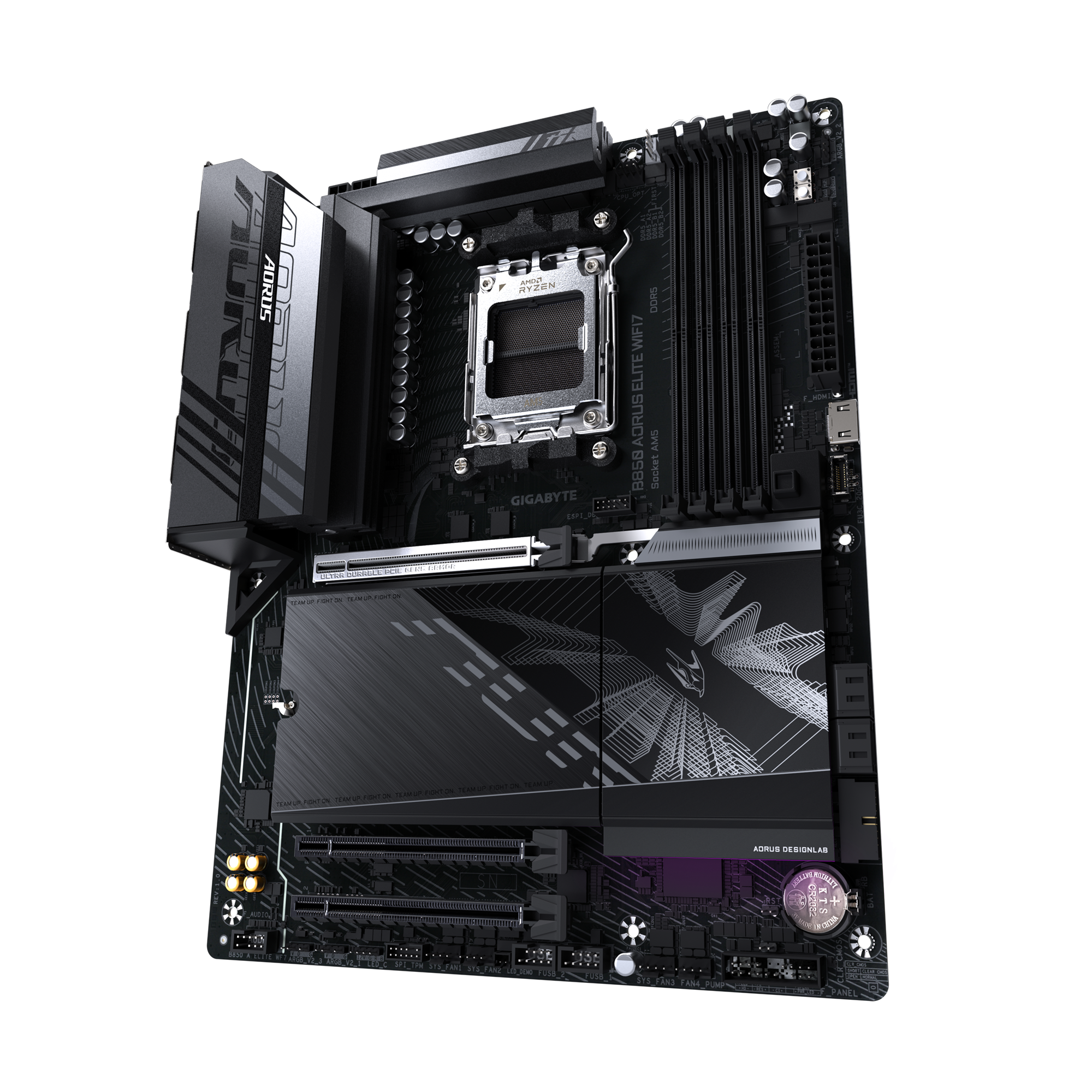 Дънна платка GIGABYTE B850 AORUS ELITE WIFI7 socket AM5 thumbnail 2