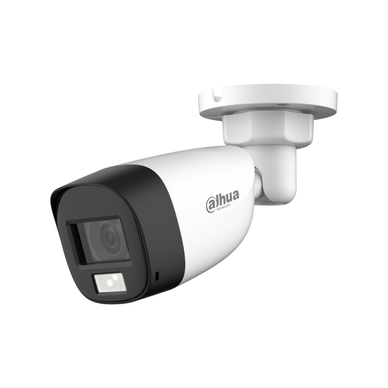 HDCVI Камера 2MP Булет 2.8 mm Smart Dual Light 20m микрофон - DAHUA HAC-HFW1200CL-IL-A-0280B-S6