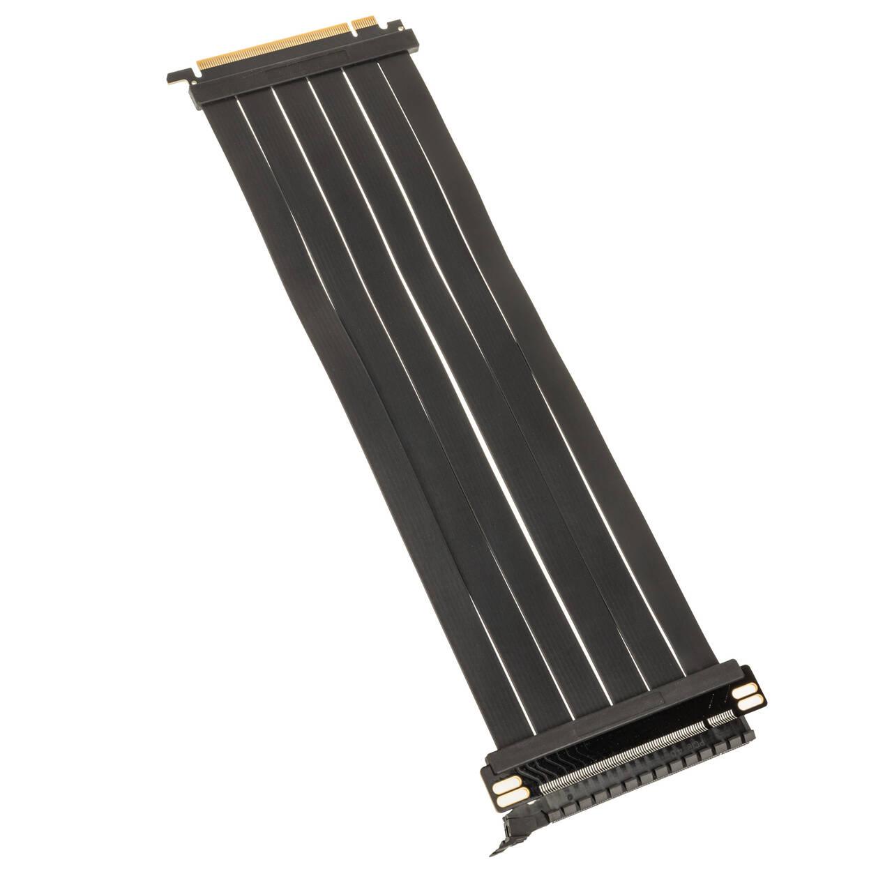 Кабел Kolink PCIe 5.0 Riser Cable, 180 градуса, 300mm - Черен