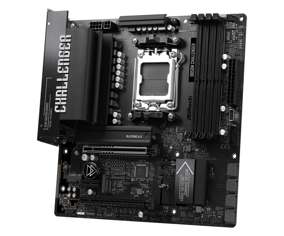 Дънна платка ASRock B850M CHALLENGER socket AM5 thumbnail 2