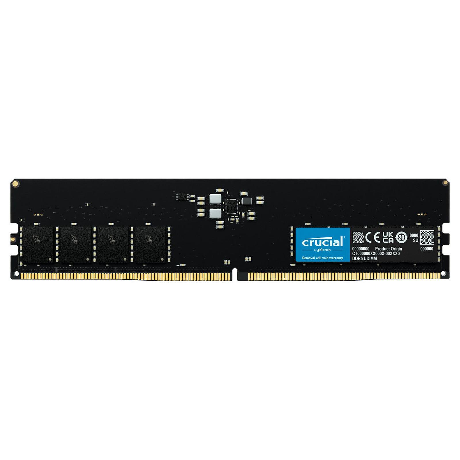 Памет Crucial 16GB DDR5 5600MHz CL46 UDIMM CT16G56C46U5