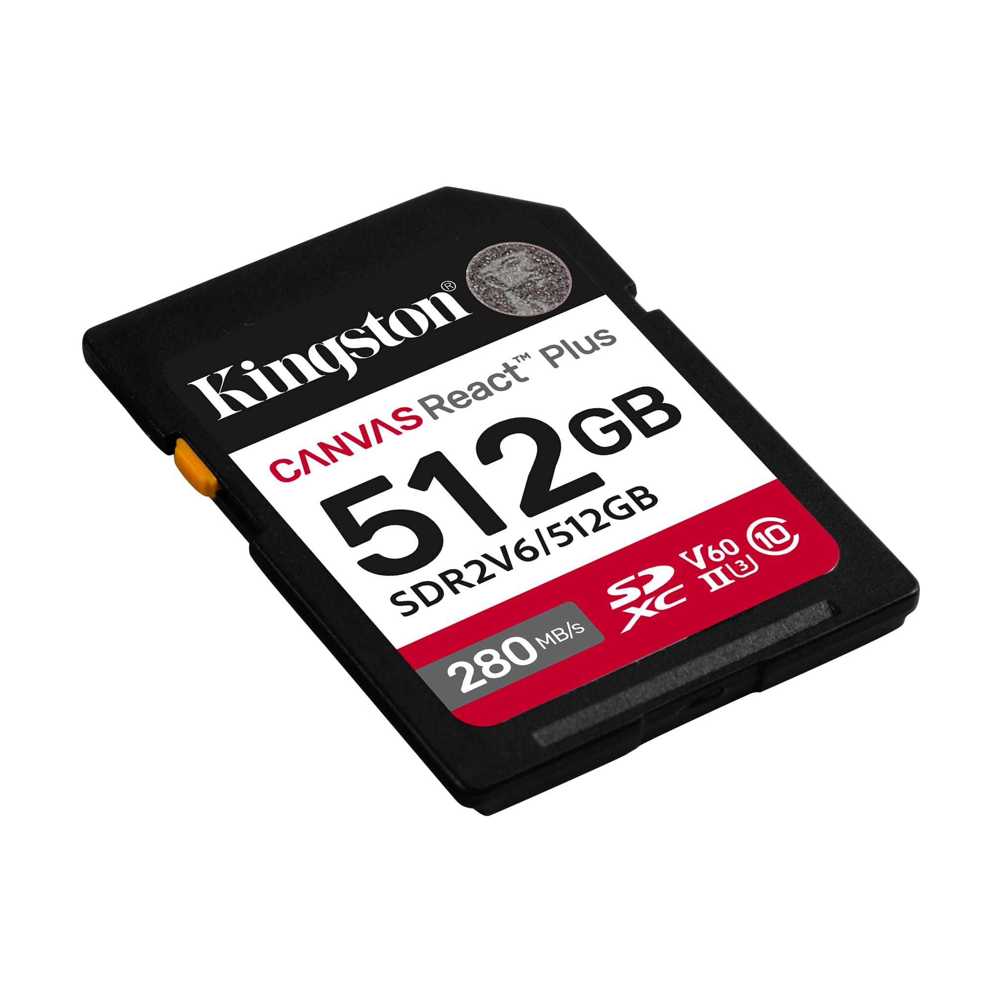 Карта памет Kingston Canvas React Plus V60 UHS-II 512GB thumbnail 1