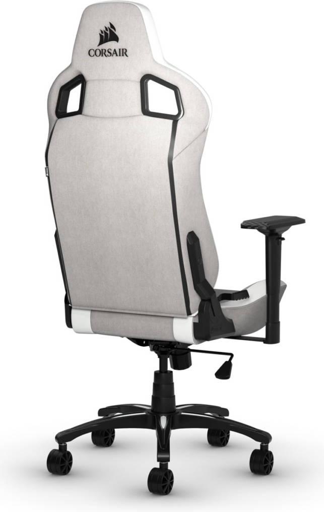 Геймърски стол Corsair T3 RUSH - Fabric Grey/White thumbnail 2