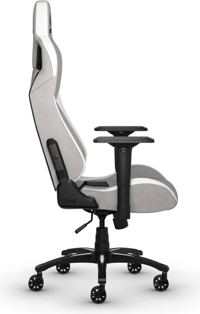Геймърски стол Corsair T3 RUSH - Fabric Grey/White thumbnail 3