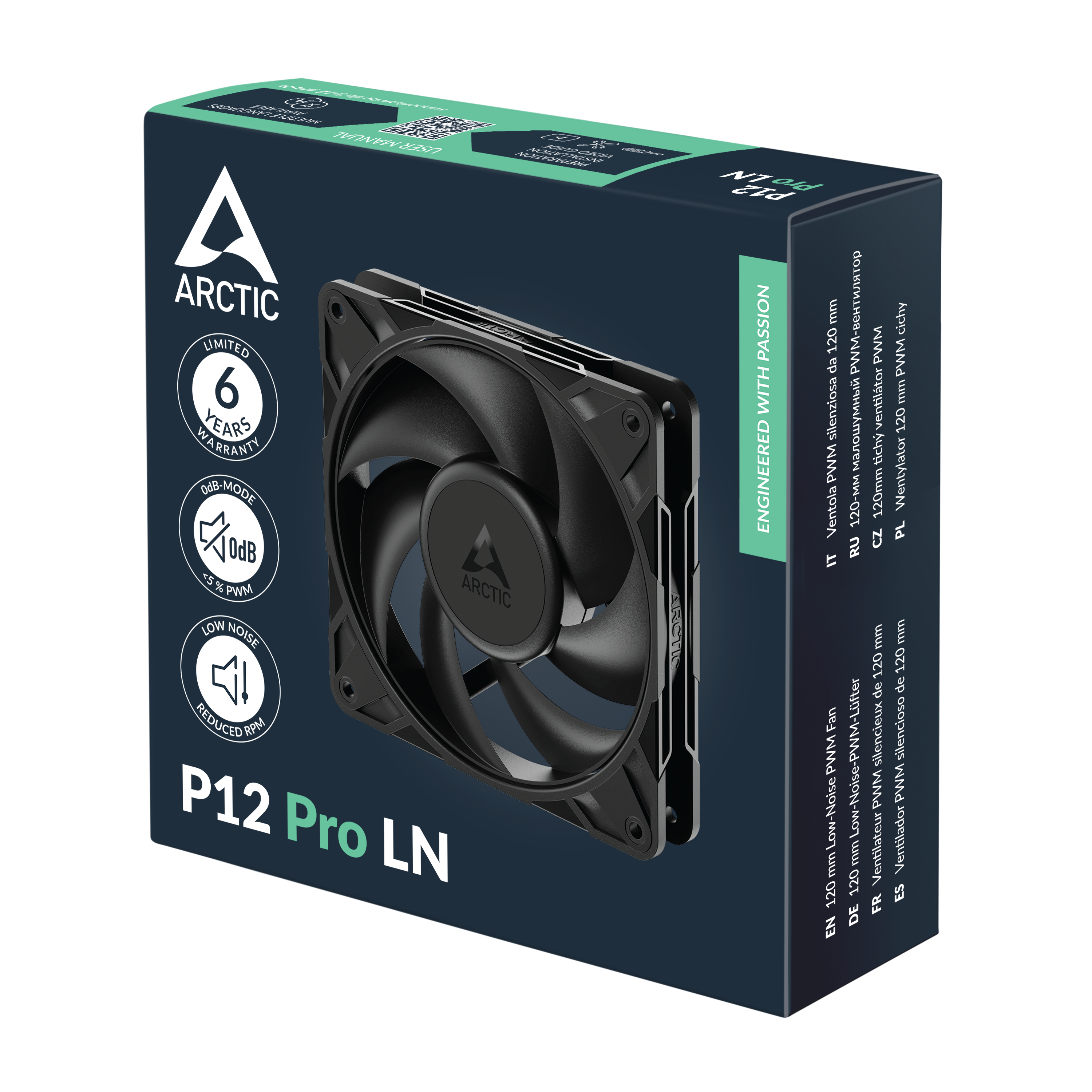 Вентилатор ARCTIC P12 Pro LN 120mm PWM thumbnail 5