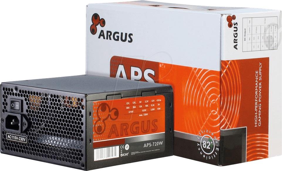 Захранващ блок Inter Tech Argus APS-720W, 720W, ATX, 80+ thumbnail 2