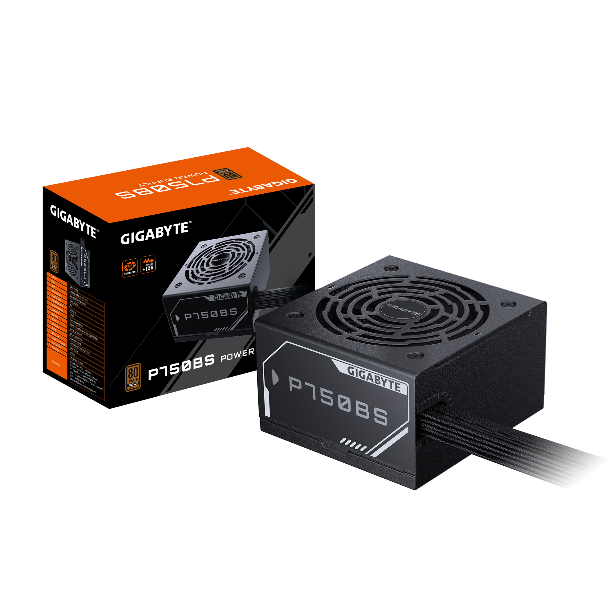 Захранващ блок Gigabyte P750BS, 750W, 80+ Bronze thumbnail 5