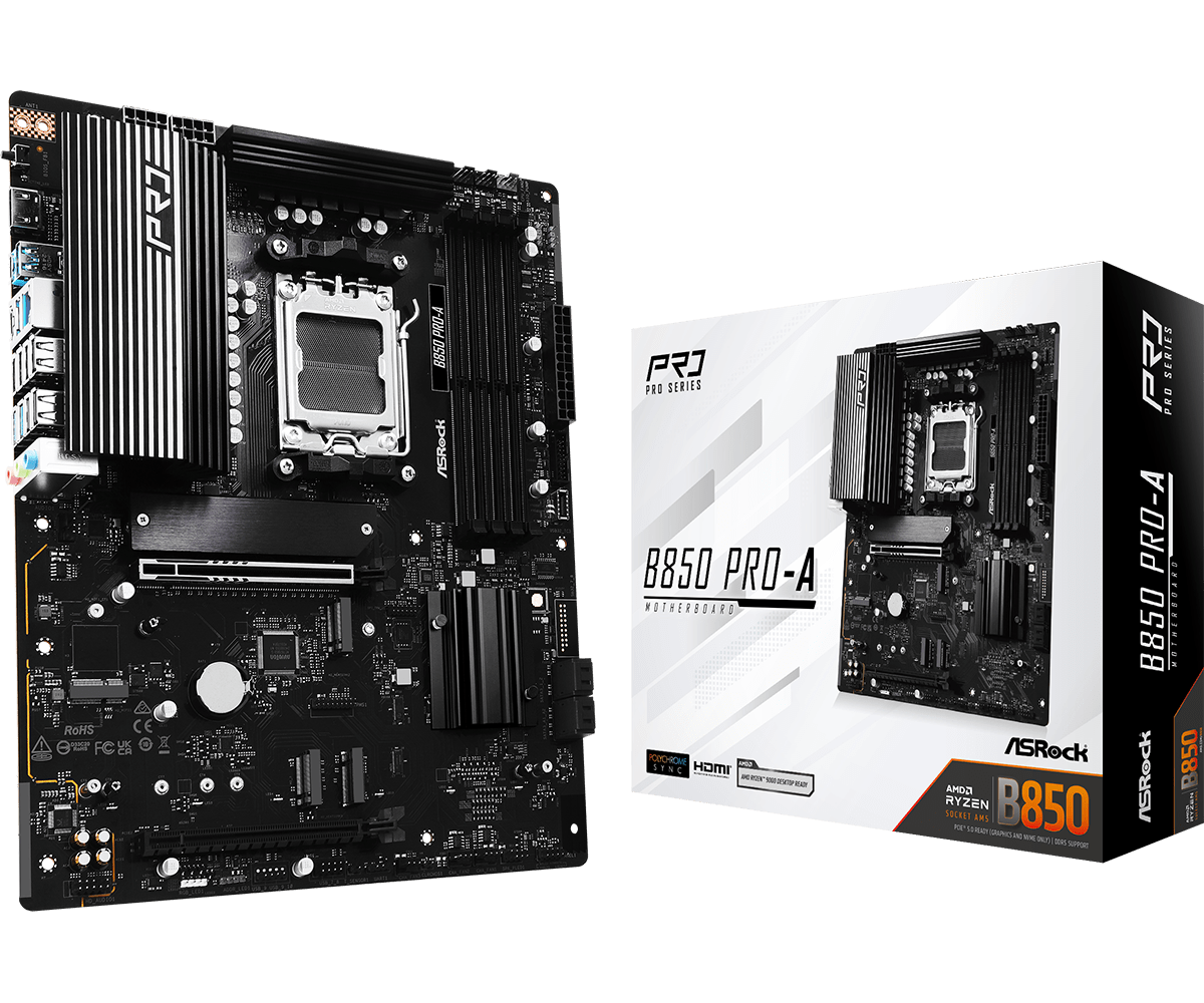 Дънна платка ASRock B850 PRO-A socket AM5 thumbnail 4
