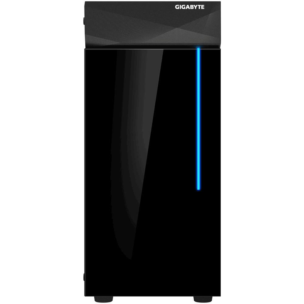 Кутия Gigabyte C200G RGB, Mid Tower, Черна thumbnail 1