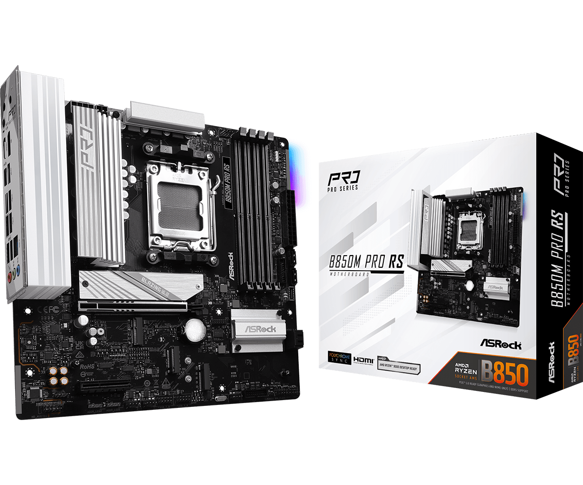 Дънна платка ASRock B850M Pro RS socket AM5 thumbnail 4