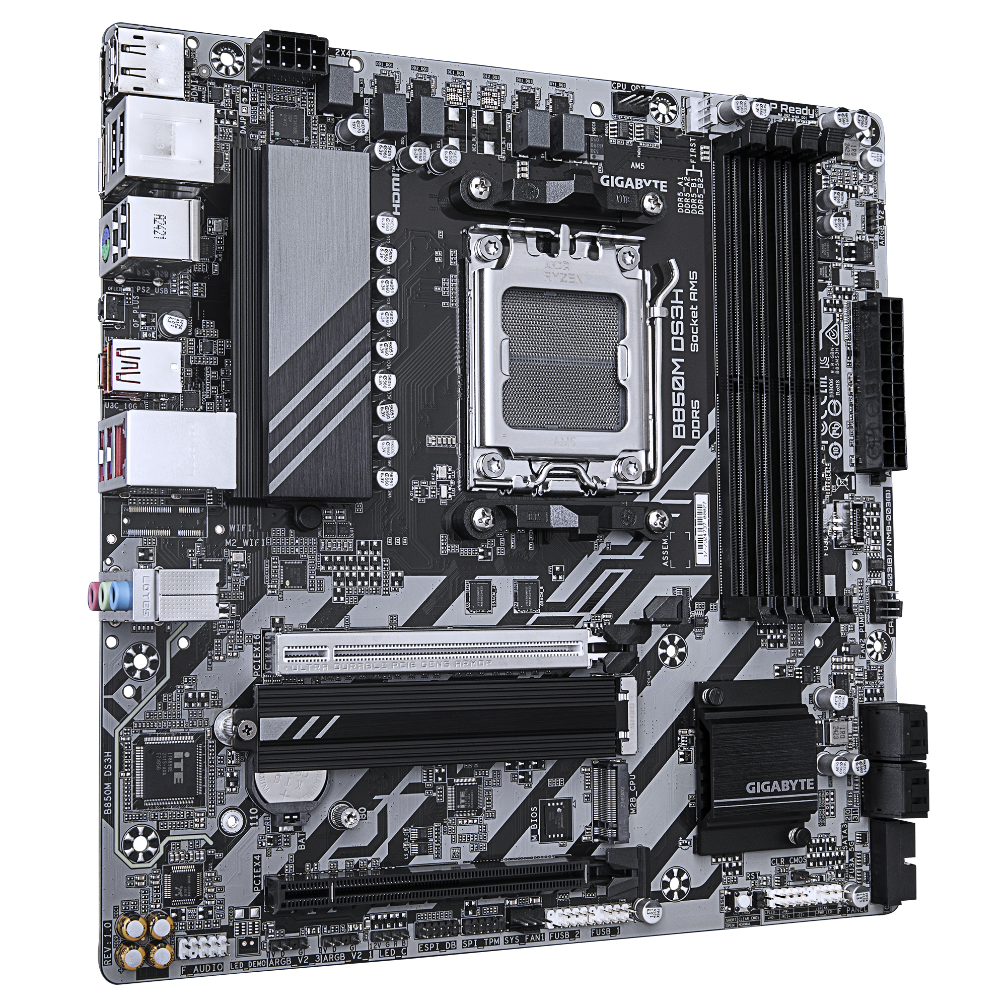 Дънна платка GIGABYTE B850M DS3H socket AM5 thumbnail 1