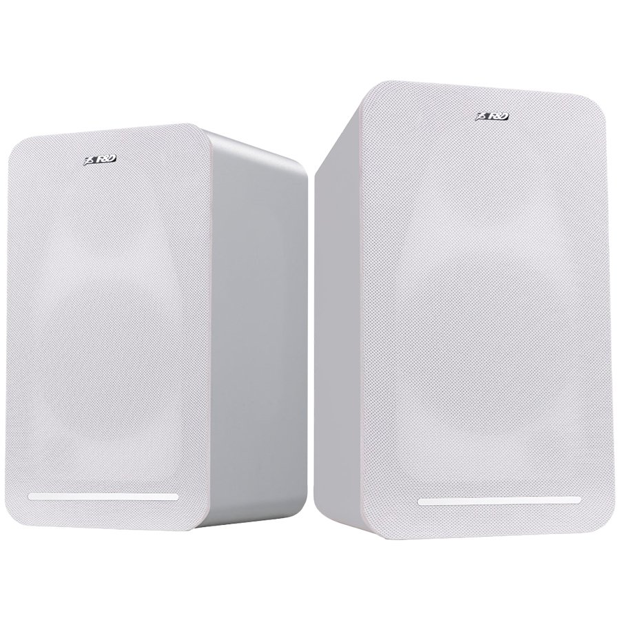 Multimedia - Speaker F&D R40BT WHITE, 25Wx2 (RMS) 4" driver, BT 4.2/AUX/USB/Optical, volume control and source, remote control thumbnail 1