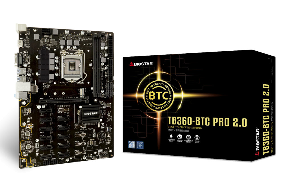 Дънна платка BIOSTAR TB360-BTC PRO 2.0 Intel Socket 1151 thumbnail 3