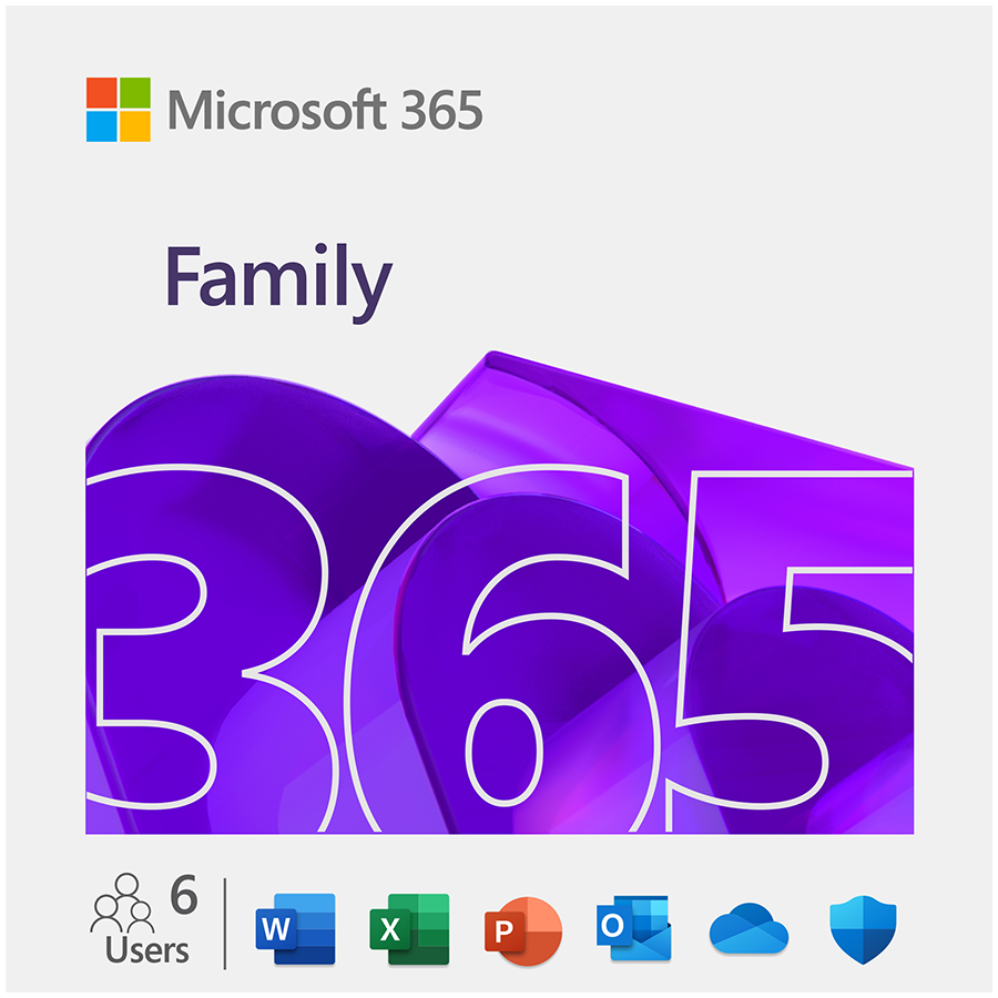 Microsoft M365 Family Subscription FY25H2 Online Product Key License 1 License Eurozone Downloadable Click to Run ESD NR 1 Year thumbnail 1