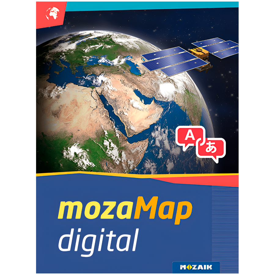 Multilingual Geographical Digital Atlas - Secondary School. 1year, 1device. 288 maps. thumbnail 1