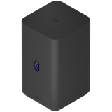 Ubiquiti UniFi UNAS-2-B-EU Network Attached Storage with (2) 3.5inch HDD bays, 2.5 GbE networking, USB-C connectivity, and an included PoE++ adapter, all in a compact footprint, black