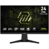 MSI MAG 245F X24 Gaming Monitor, 23.8" 240Hz, FHD (1920x1080) 16:9, Rapid IPS, 0.5ms, 300nits, 1000:1, 178/178, AMD FreeSync Premium, HDR Ready, Tilt, 1x DP, 2x HDMI, 1x Headphone out, 3Y Warranty