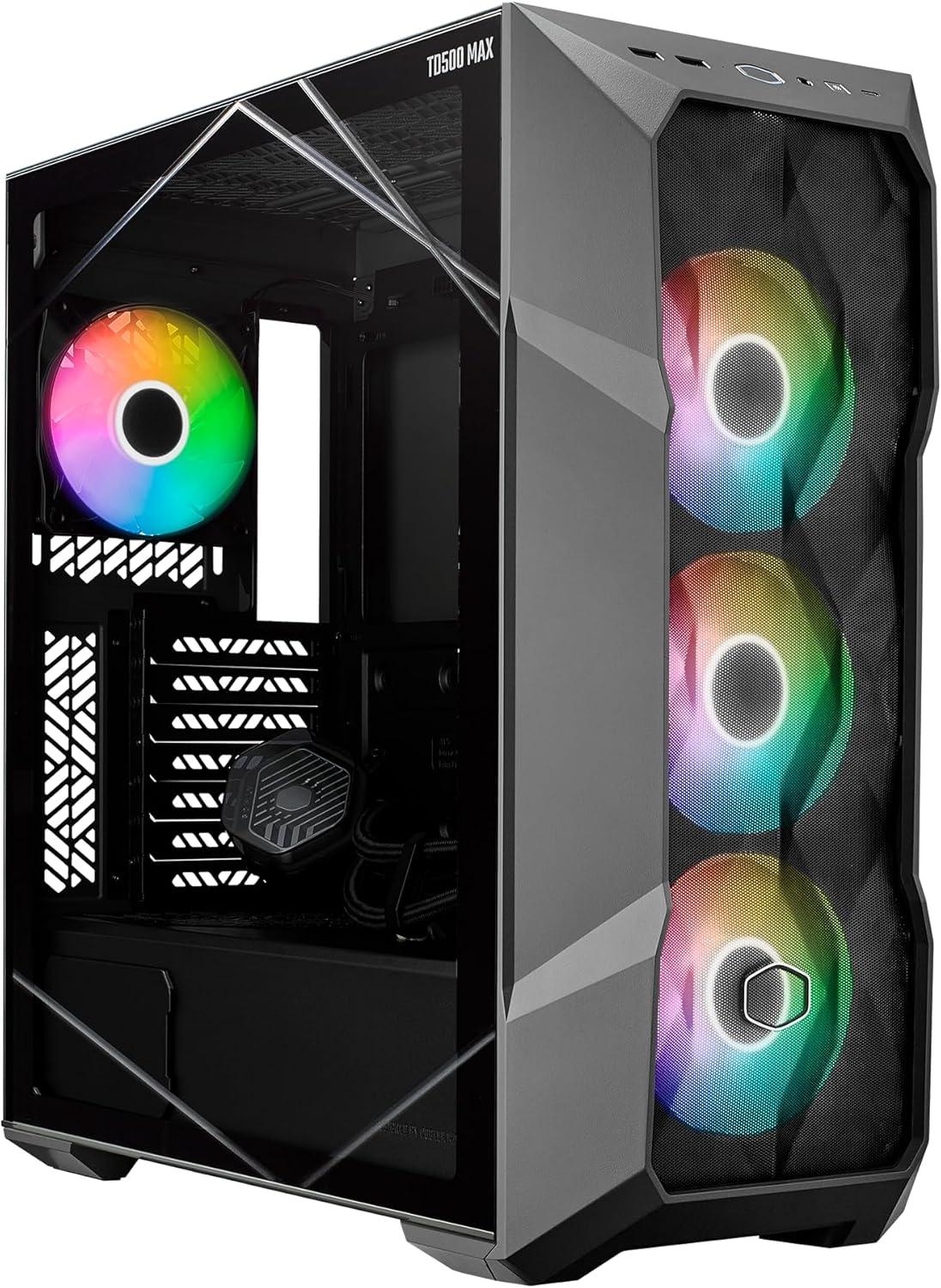 Кутия Cooler Master TD500 Max + 850W Gold, 360 AIO Cooler thumbnail 1