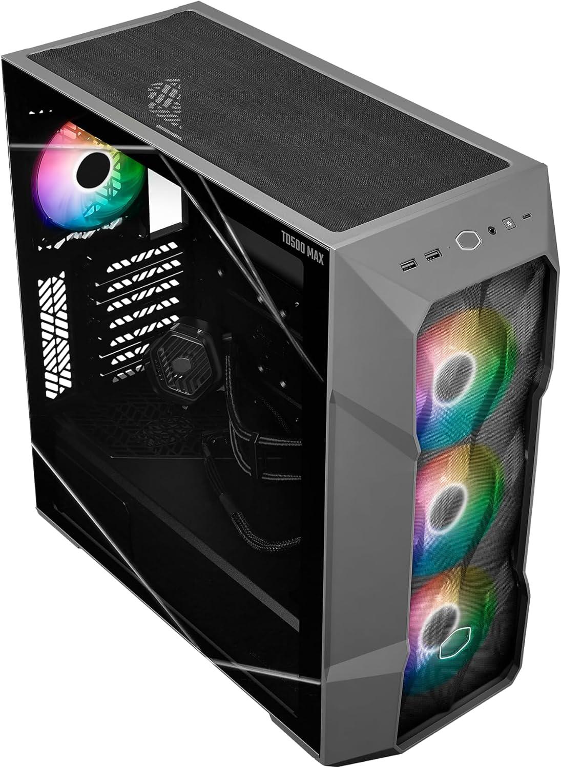 Кутия Cooler Master TD500 Max + 850W Gold, 360 AIO Cooler thumbnail 2