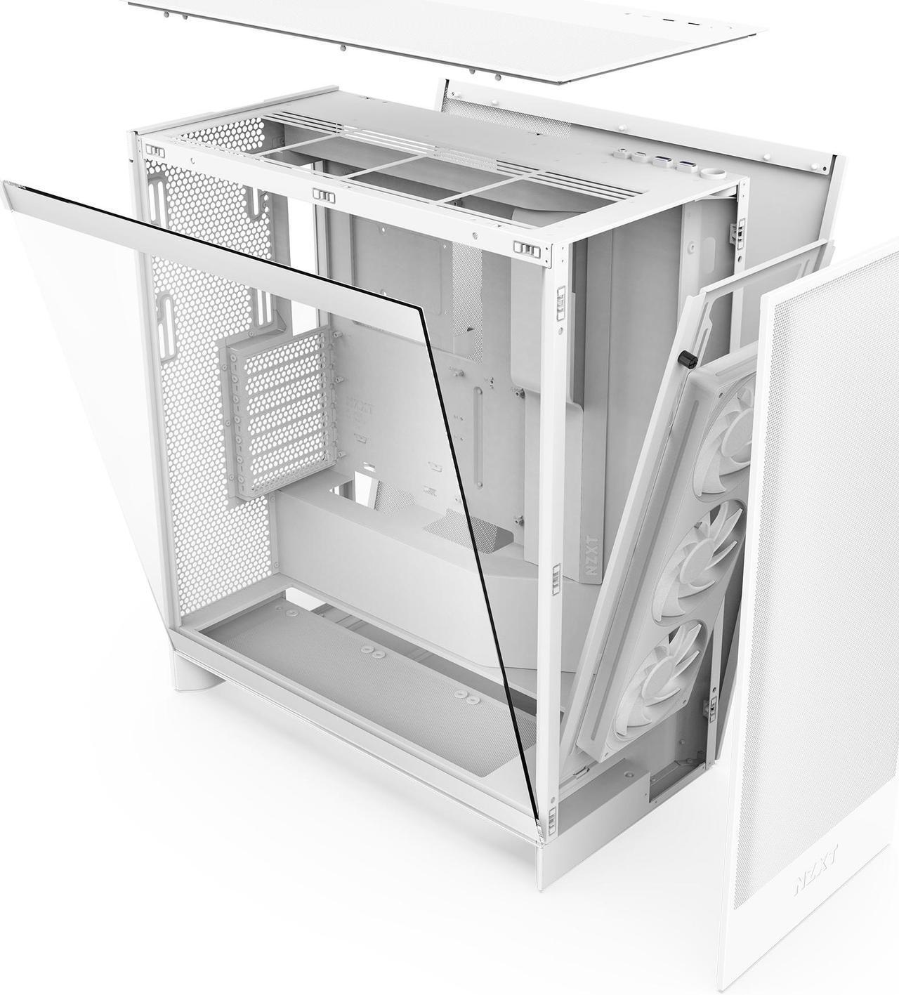 Кутия NZXT H7 Flow RGB 2024 Edition - White thumbnail 6
