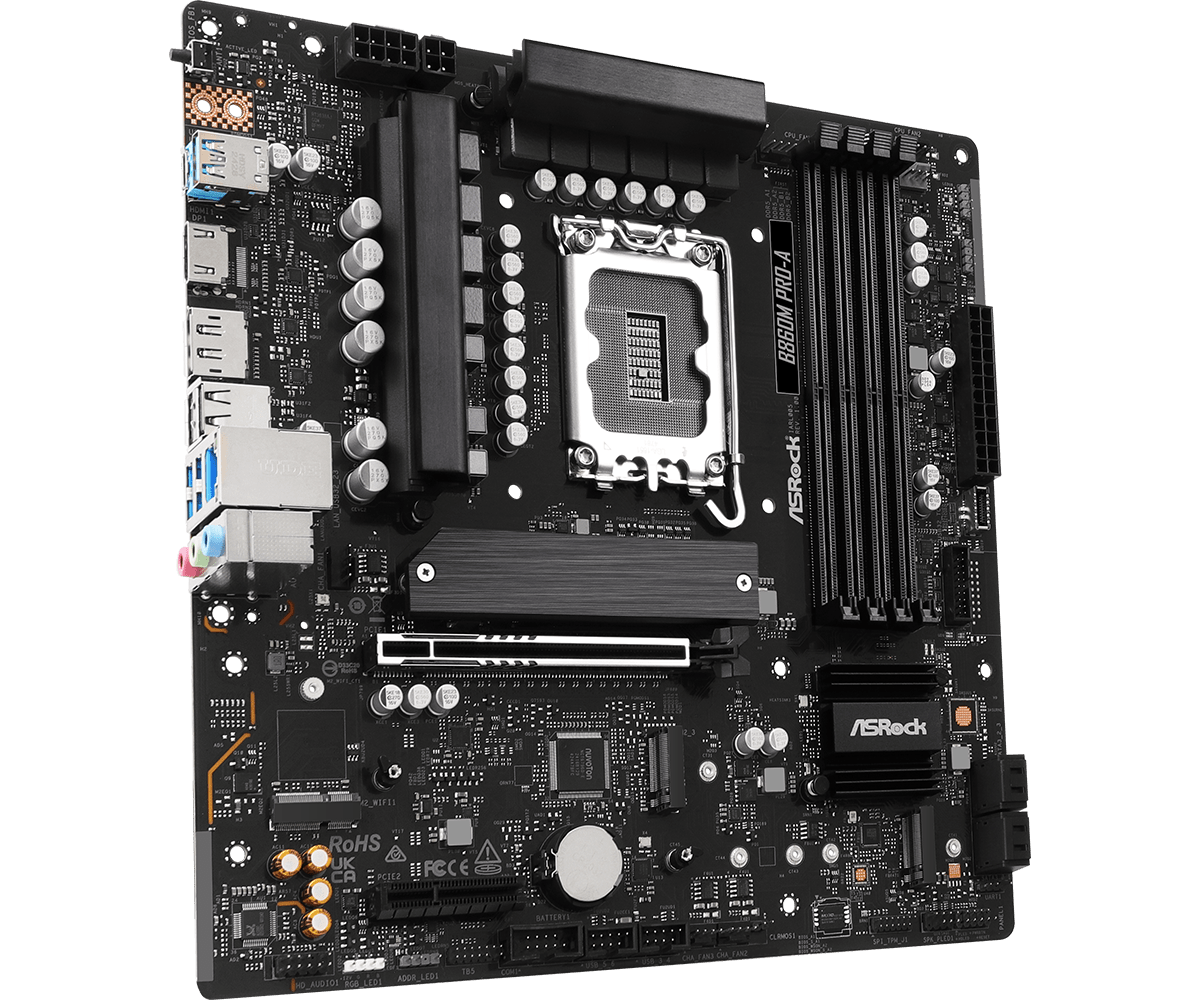 Дънна платка ASRock B860M PRO-A, LGA 1851 thumbnail 1