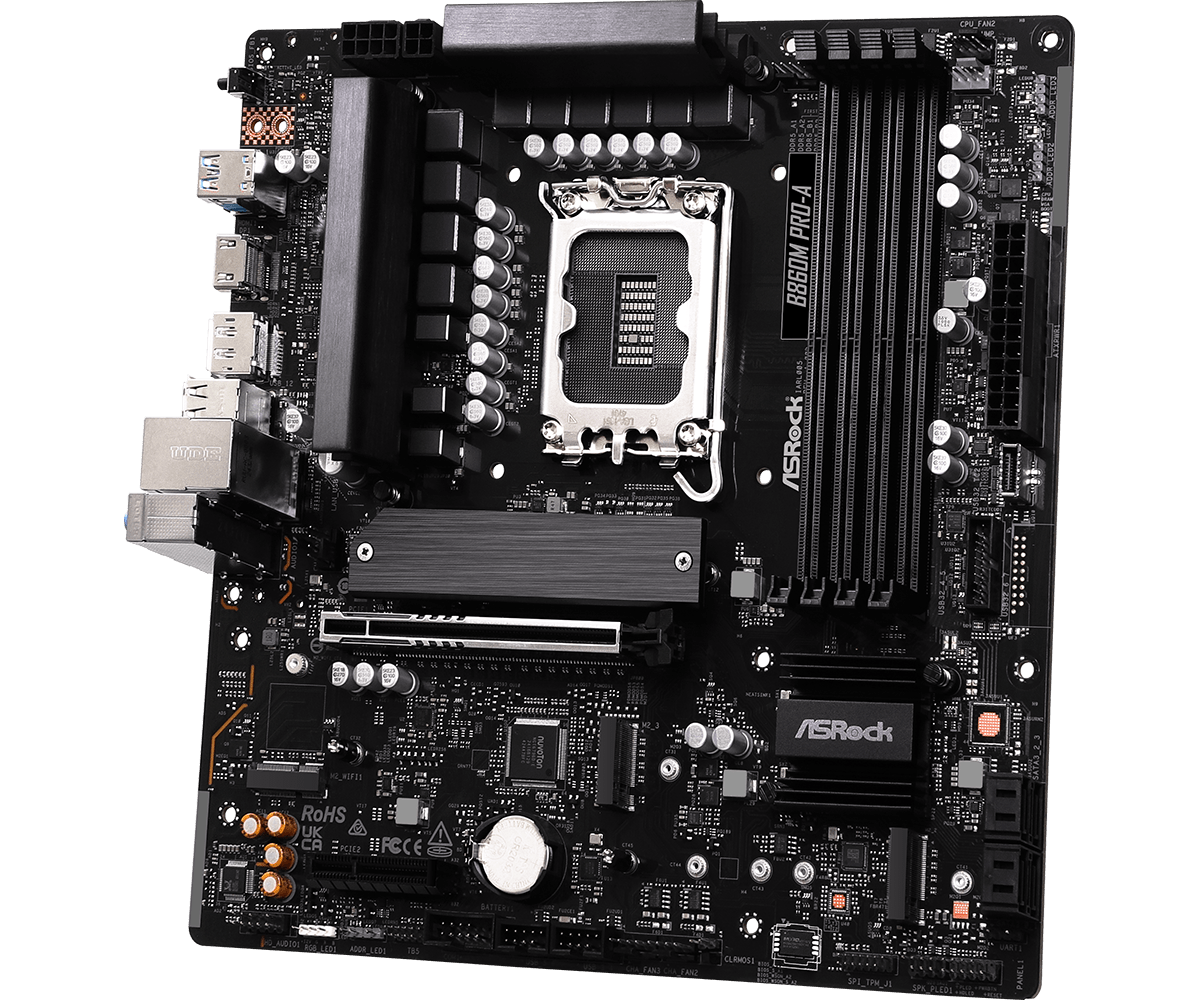 Дънна платка ASRock B860M PRO-A, LGA 1851 thumbnail 2