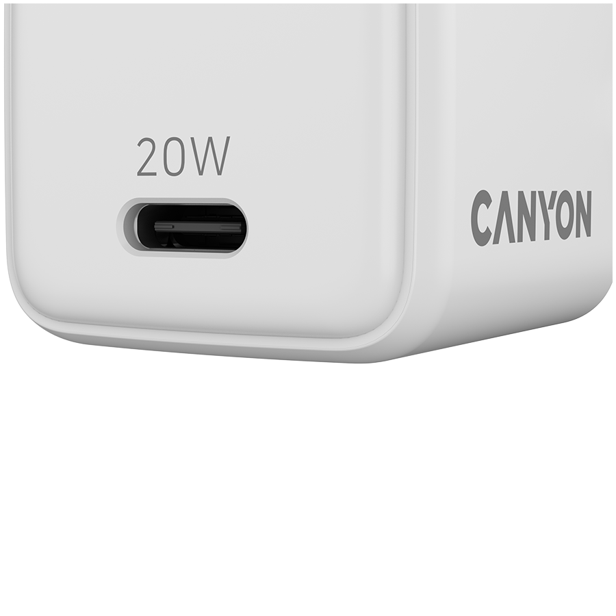 CANYON charger CU20C GaN 20W 1xPD EU White thumbnail 5