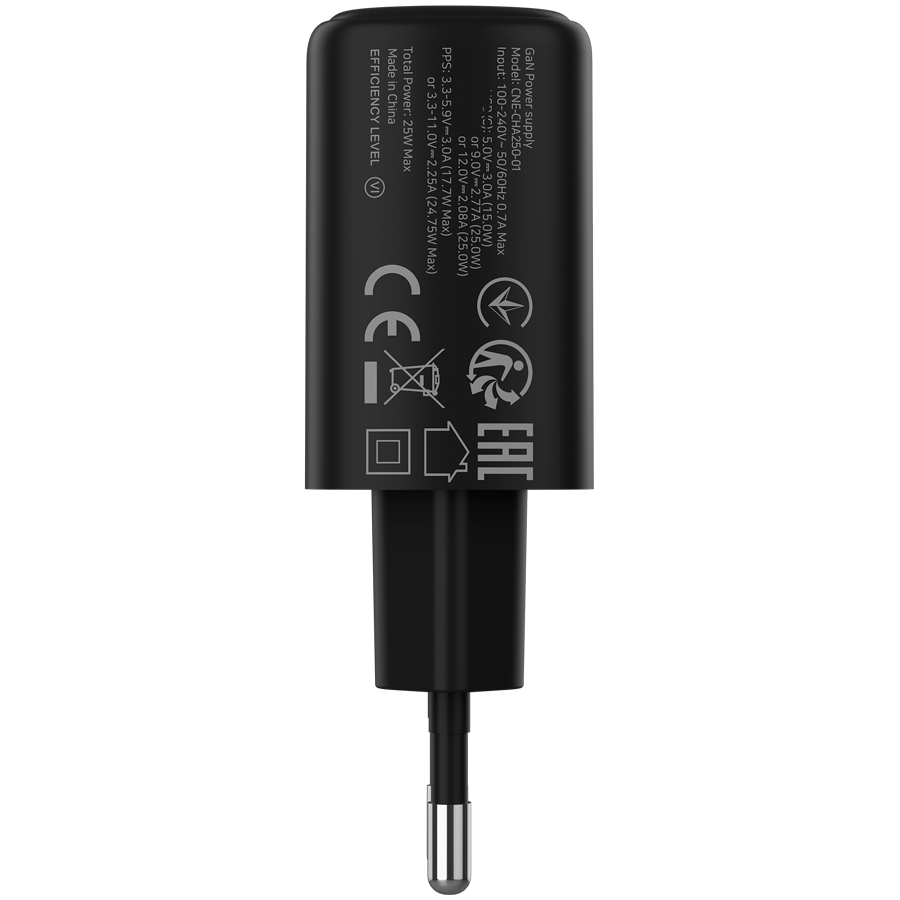 CANYON charger OnCharge 250 25W 1xPD EU Black thumbnail 3