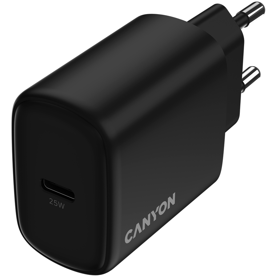 CANYON charger OnCharge 250 25W 1xPD EU Black thumbnail 4