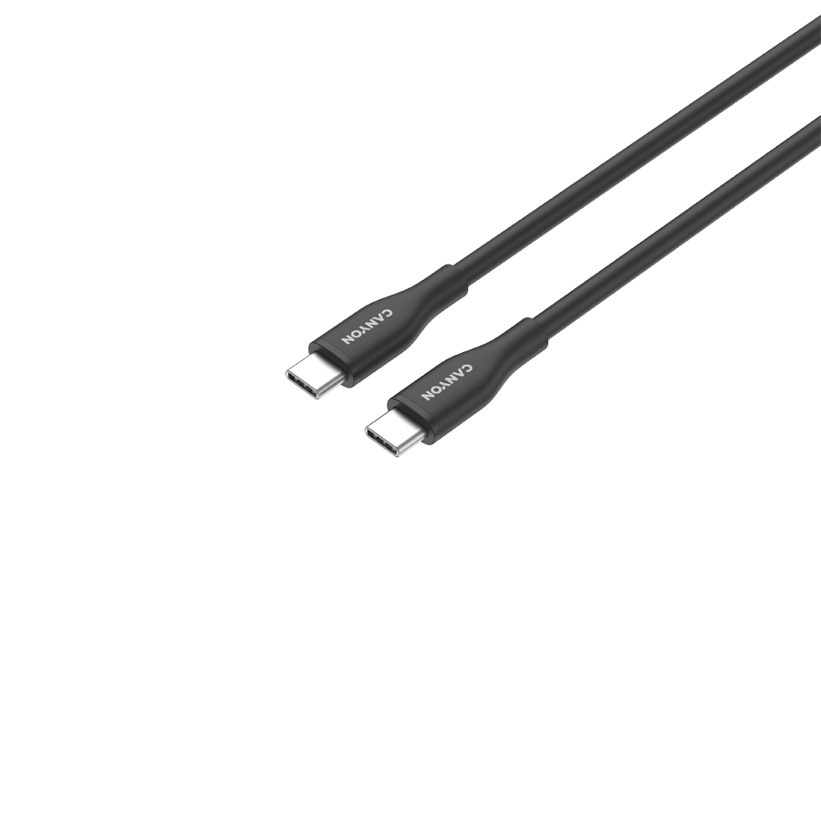 CANYON cable CC60SC10 C-C 60W 1m Silicon Black thumbnail 3