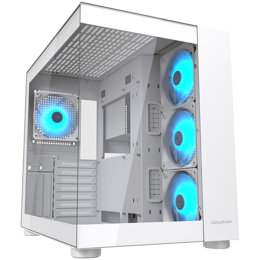 COUGAR FV150 RGB PC Case, Mid tower, White thumbnail 1