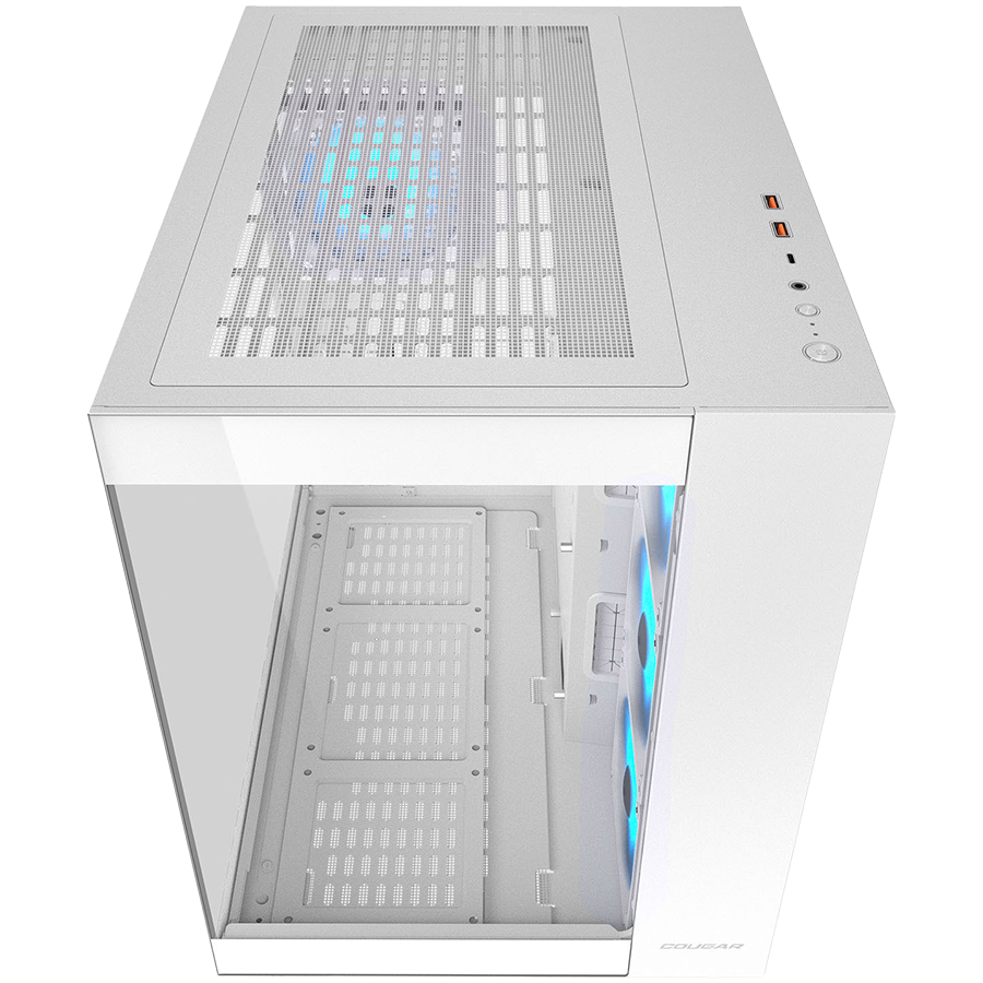 COUGAR FV150 RGB PC Case, Mid tower, White thumbnail 2
