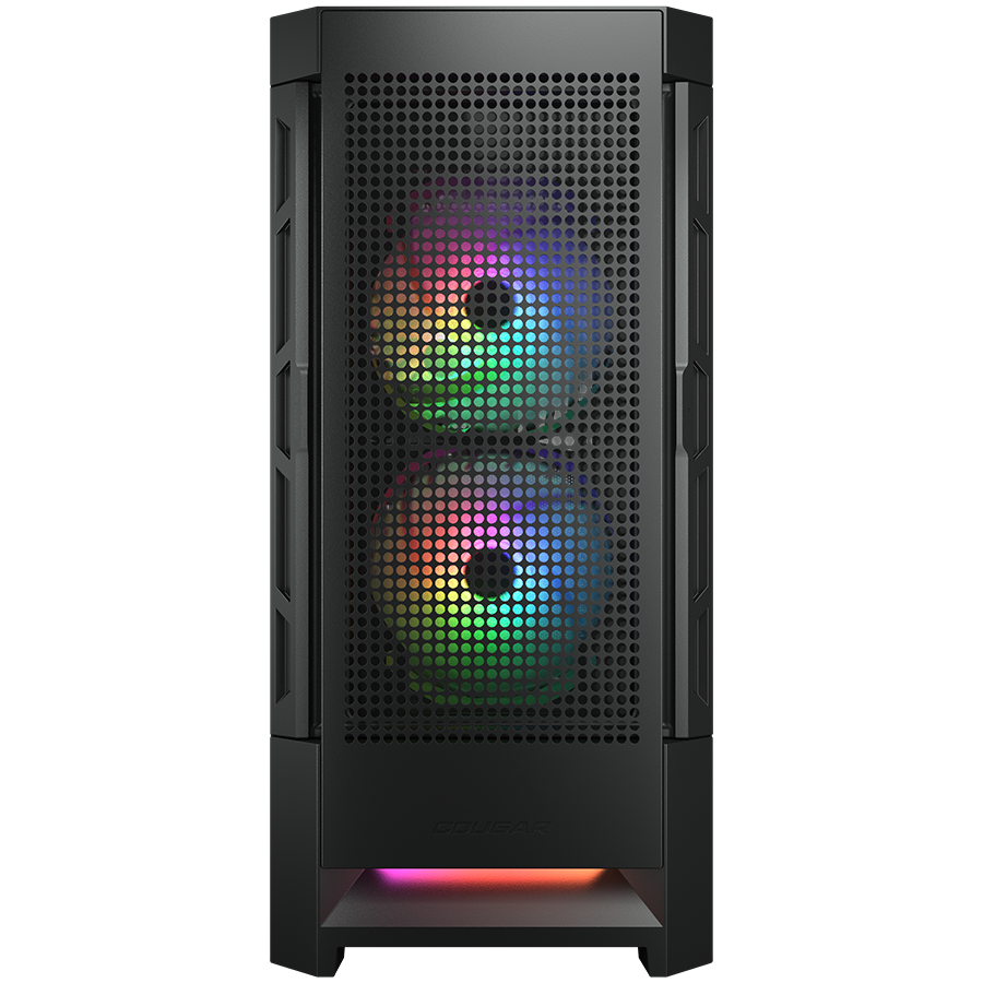 COUGAR AIRFACE RGB PC Case, Mid Tower, Black thumbnail 4