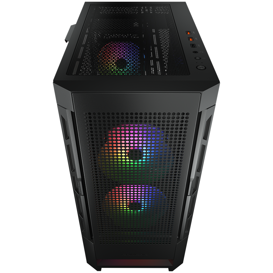 COUGAR AIRFACE RGB PC Case, Mid Tower, Black thumbnail 5