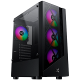 Xigmatek Duke EN49158, ATX/M-ATX/Mini ITX, USB3.0x1 & 2.0x2, Meshed & TG Frontpanel, Left TG, Front 4PCS X24F Fan