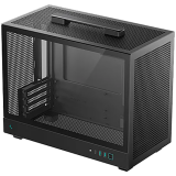 DeepCool CH160 PLUS, Mini Tower, Mini-ITX/Micro-ATX, 2xUSB3.0, 1xType-C Gen 2, 1xAudio/Mic, Mesh Panel, Black, R-CH160-BKNGM0-G, 2Y