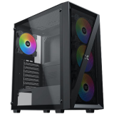 Xigmatek Blade EN40887 ATX/M-ATX/MINI ITX, USB3.0 X1, USB2.0 X2, HD AUDIO, Mehsed Grill Frontpanel & Left Tempered Glass, 4PCS X20C Auto Running LED Fan