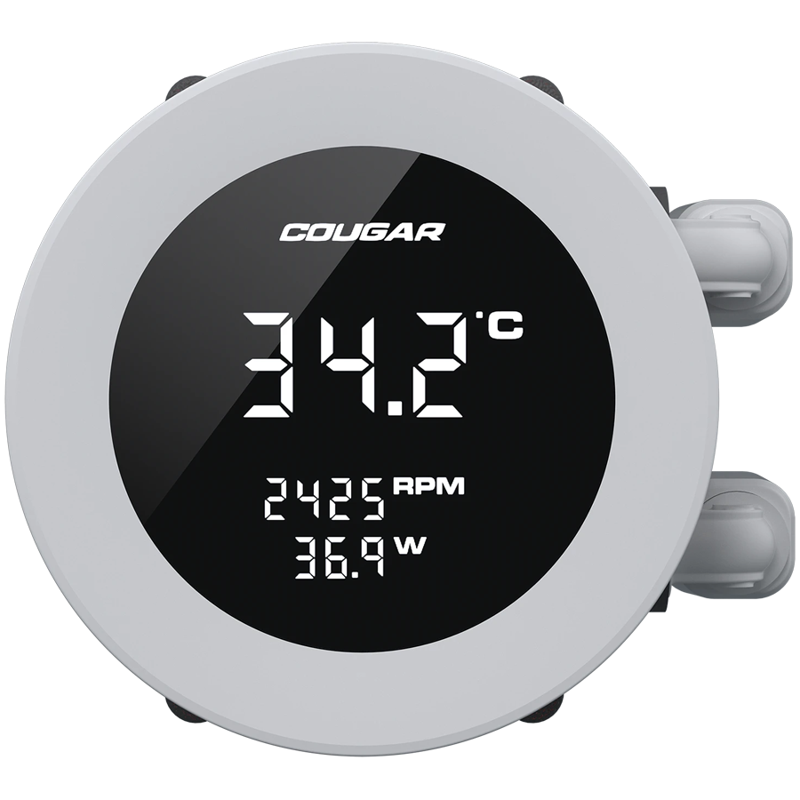 COUGAR Poseidon Vistek ARGB 360 AiO Liquid Watercooling - White thumbnail 3