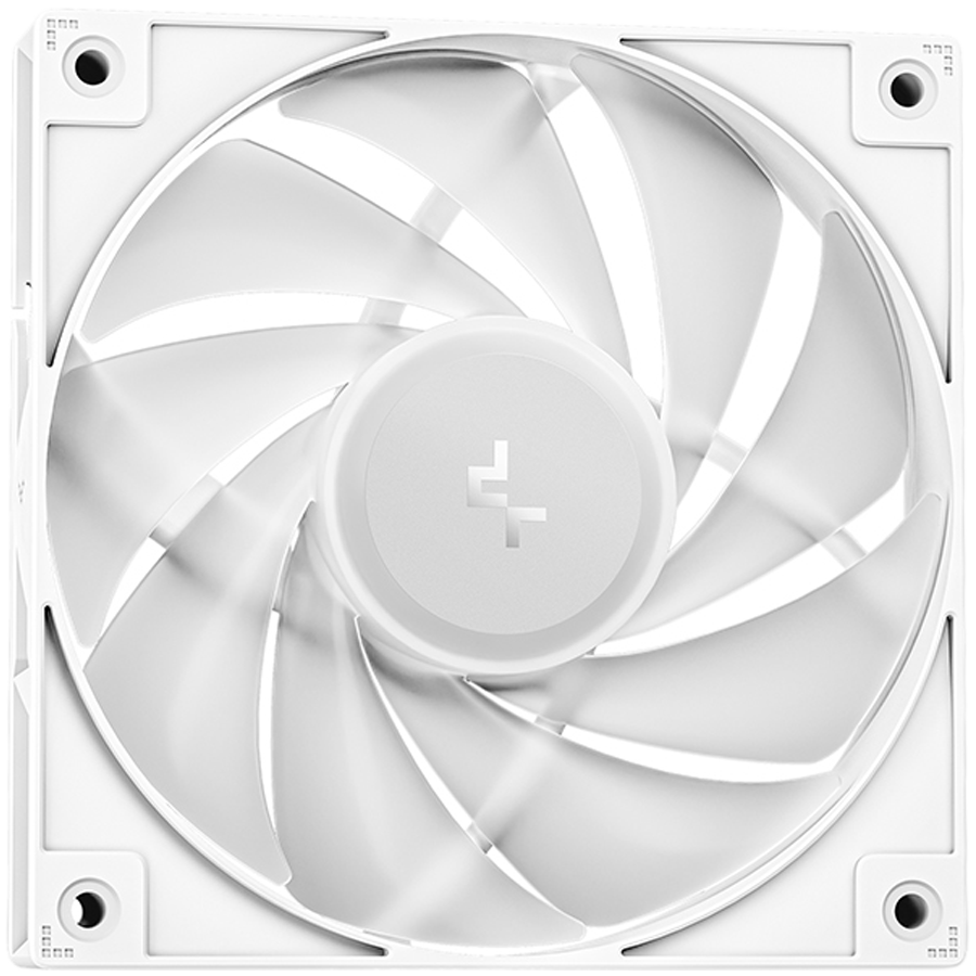 DeepCool LE240 WH V2, 240mm CPU Liquid Cooler, 2x120mm PWM ARGB Fans, ARGB block, White, LGA1851/1700/1200/1151/1150/1155, AMD AM5/AM4, R-LE240-WHAMMN-G-2, 3Y thumbnail 4