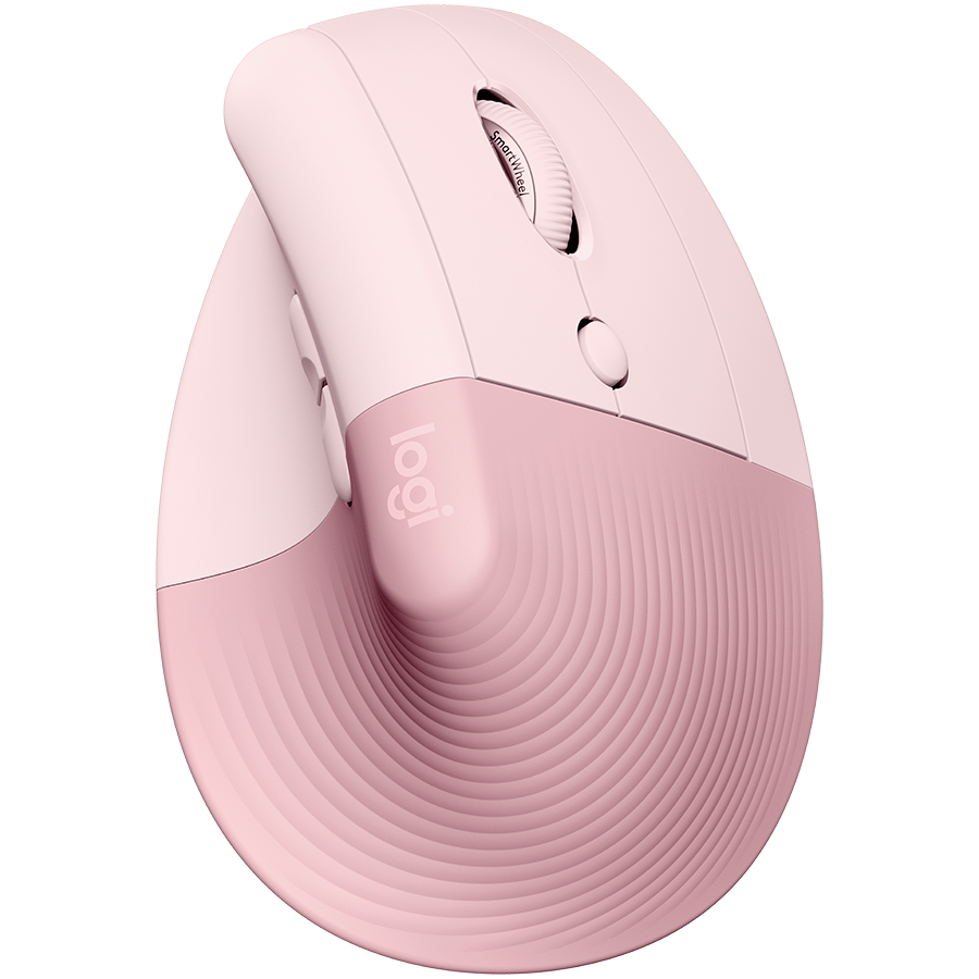LOGITECH Lift Bluetooth Vertical Ergonomic Mouse - ROSE/DARK ROSE thumbnail 1