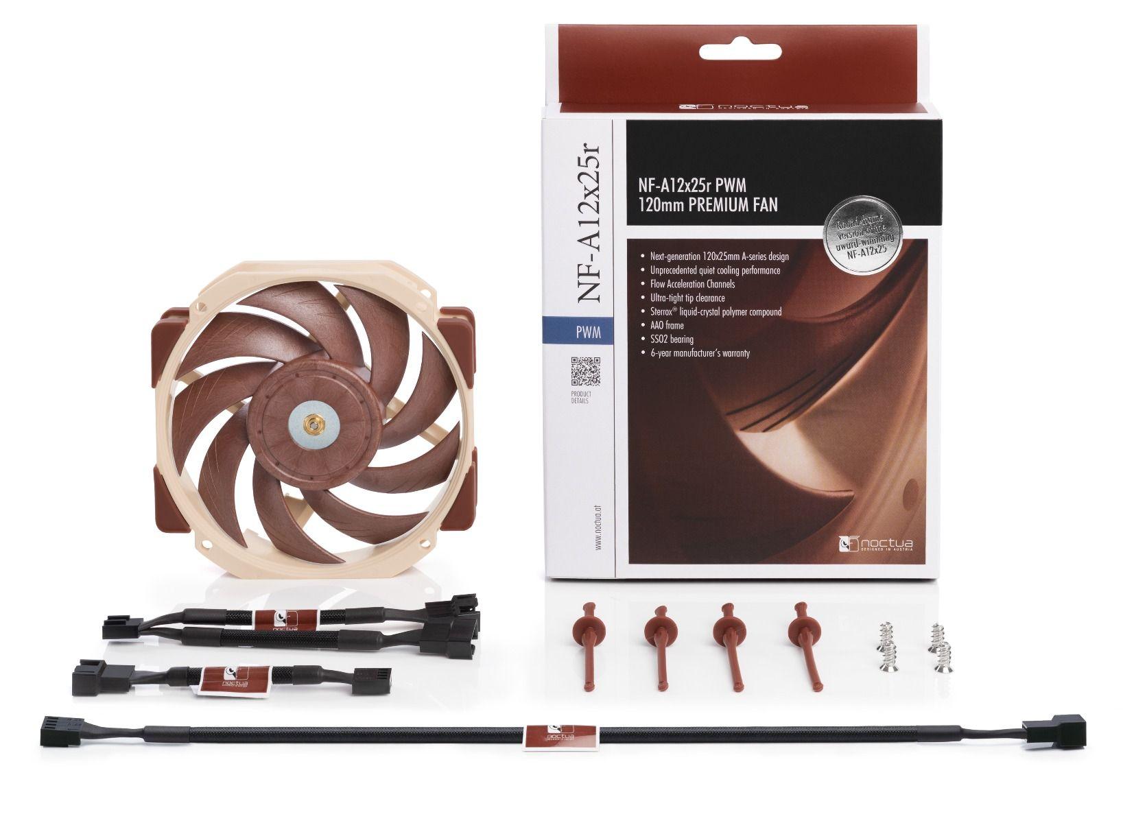 Вентилатор Noctua 120mm NF, A12x25R-PWM thumbnail 3