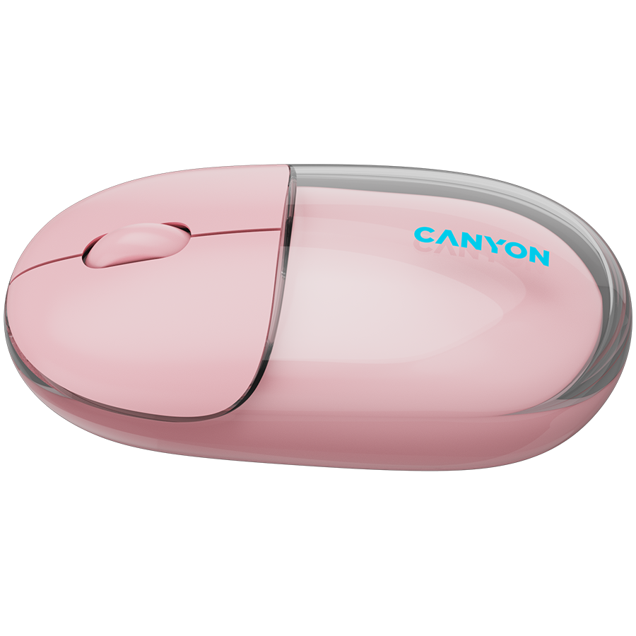 CANYON mouse OnClick 24 BT/ Wireless Transparent/Pink thumbnail 4