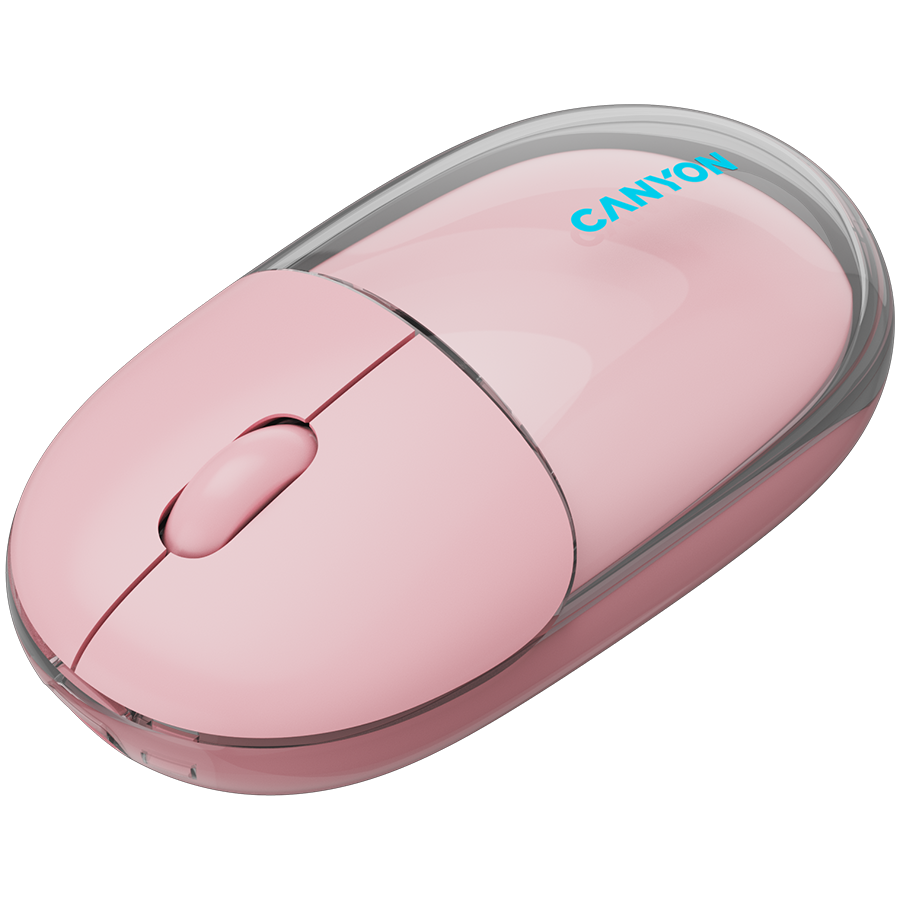 CANYON mouse OnClick 24 BT/ Wireless Transparent/Pink thumbnail 5