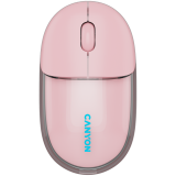 CANYON mouse OnClick 24 BT/ Wireless Transparent/Pink