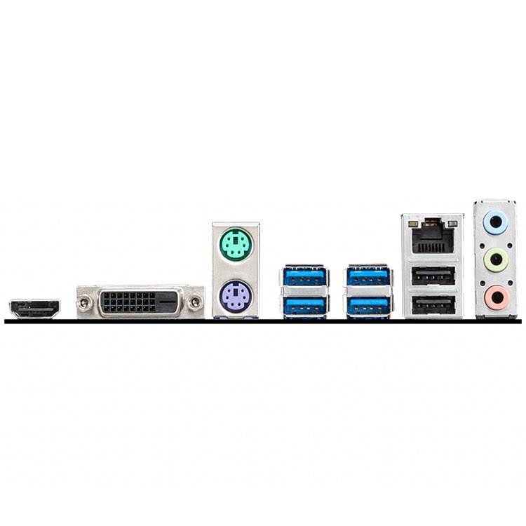 MSI Main Board Desktop A520M-A PRO (A520, AM4, 2xDDR4, 1x PCI-E 3.0 x16 slot,1x M.2 slot,4x USB 3.2 Gen1,2x USB 2.0,1x HDMI,1x DVI-D,Gigabit LAN,7.1 HD Audio, mATX, Retail) thumbnail 3