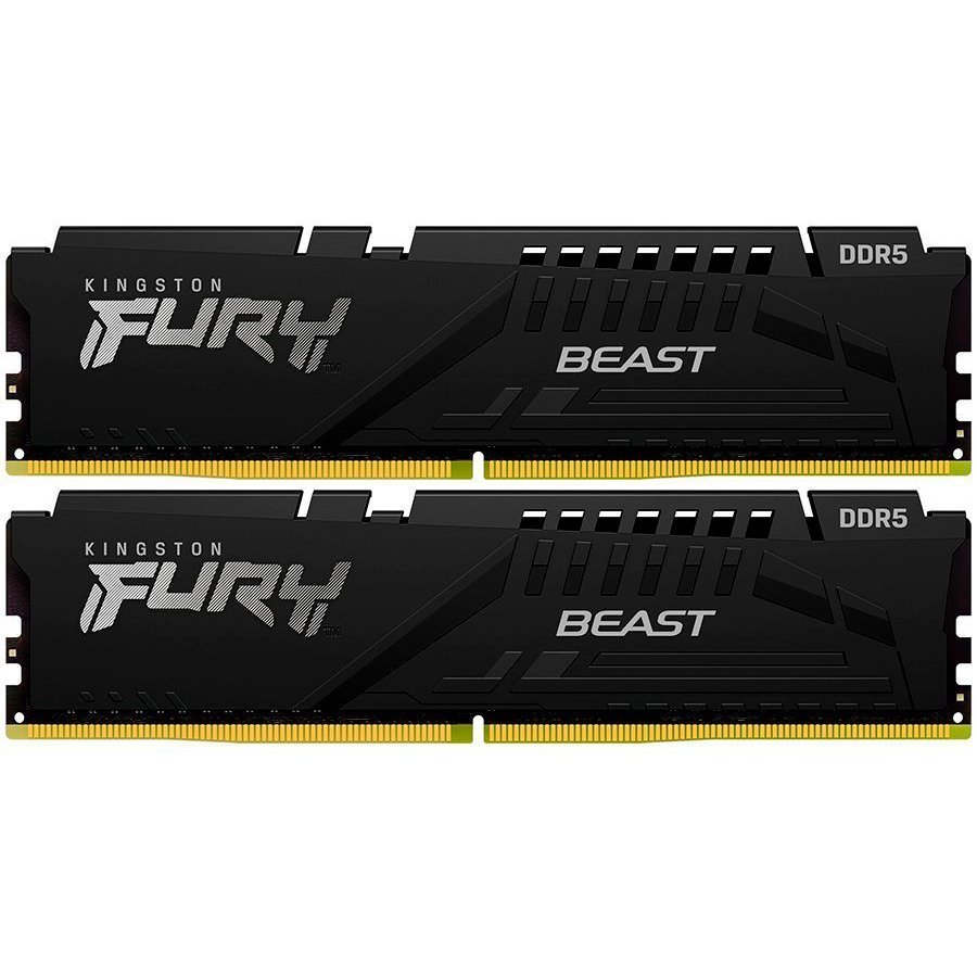 Kingston 16GB 6000MT/s DDR5 CL30 DIMM (Kit of 2) FURY Beast Black EXPO thumbnail 1