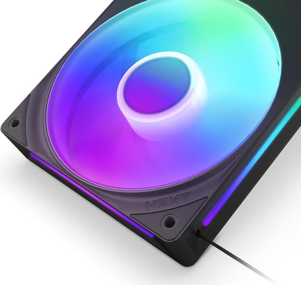 Комплект вентилатори NZXT F360 Black RGB Core thumbnail 3