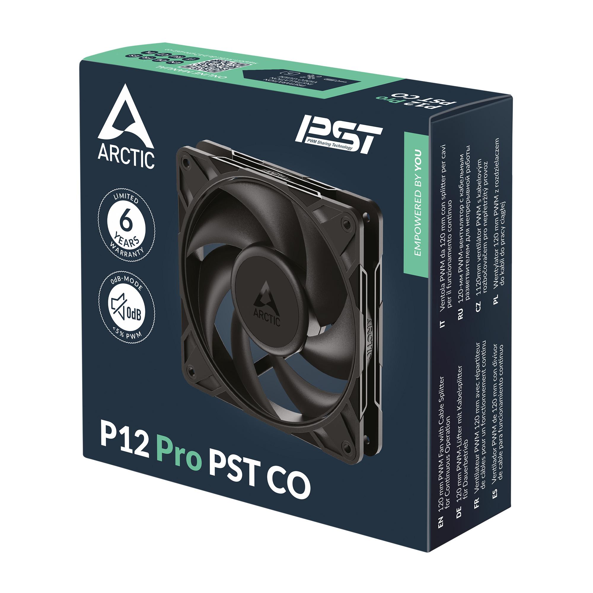 Вентилатор ARCTIC P12 Pro PST CO - 120mm PWM thumbnail 5