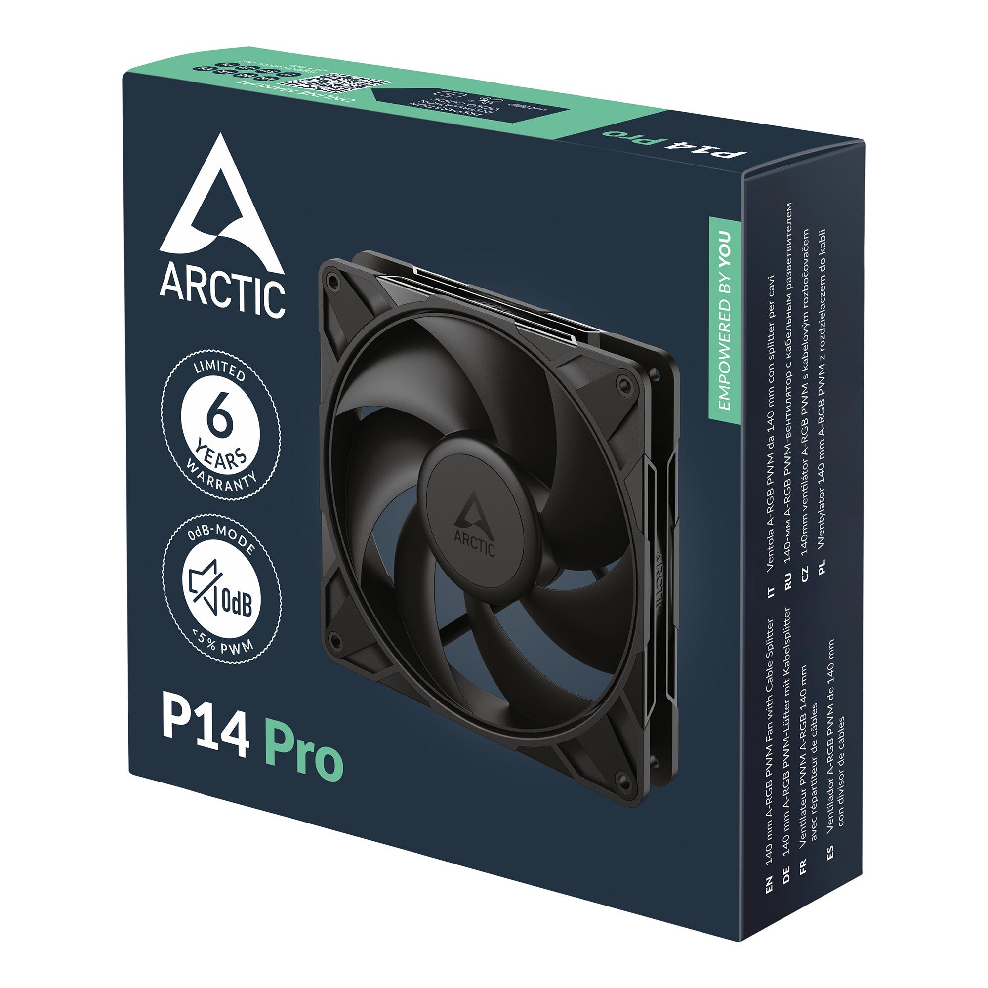 Вентилатор ARCTIC P14 Pro - 140mm PWM thumbnail 5